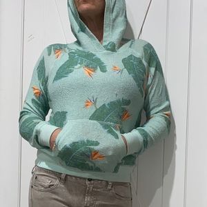 Hippie Laundry Jungle Print Beach Hoodie Pullover
